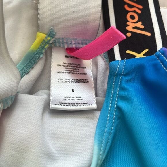 Betsey Johnson girls swim suit - size 6 - Picture 2 of 3